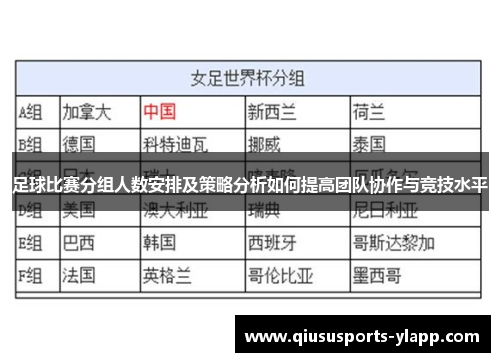 足球比赛分组人数安排及策略分析如何提高团队协作与竞技水平